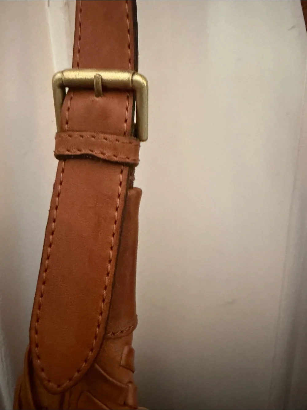 Brown Woven Leather Hobo Bag - Picture 4 of 7